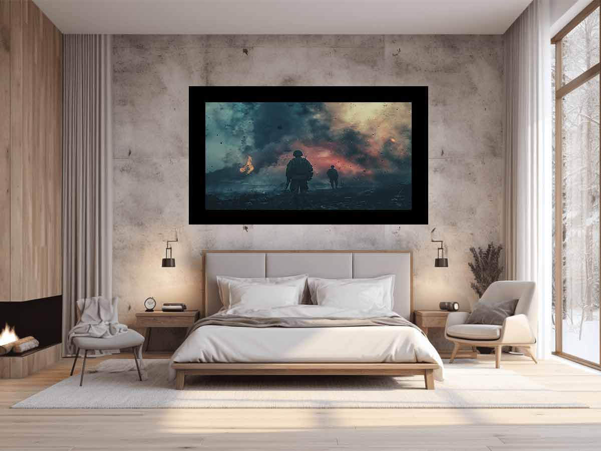 War Time Canvas Art Print