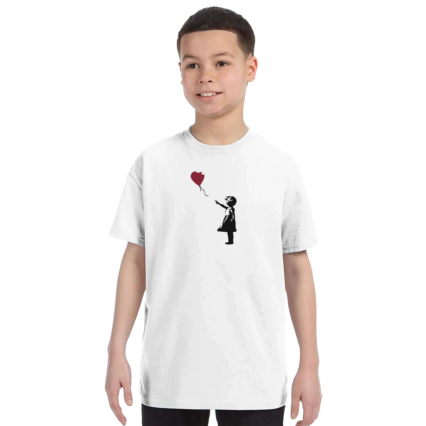Banksy The Girl with a Red Balloon Artwork T-Shirt