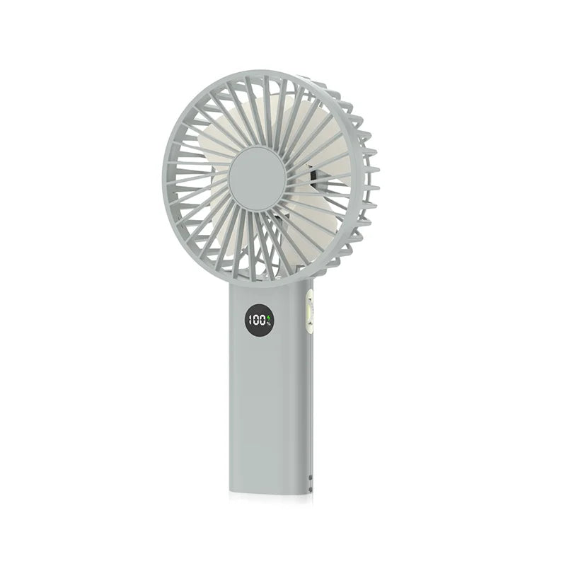 Portable Handheld High-Speed Fan with LED Display