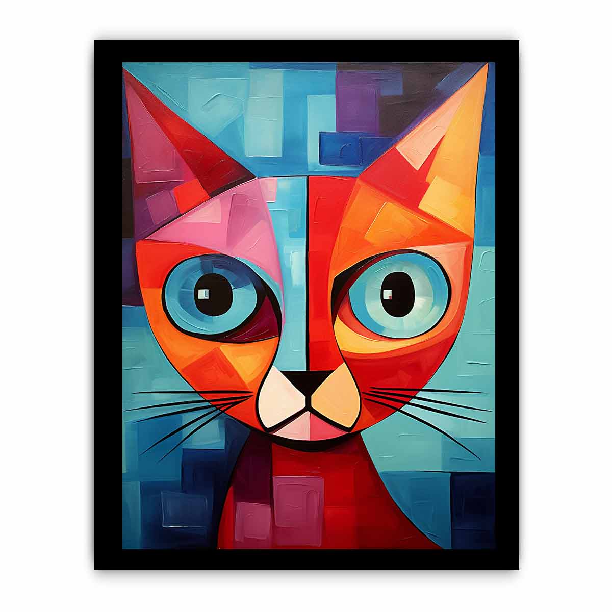 Red Cat Canvas Art Print