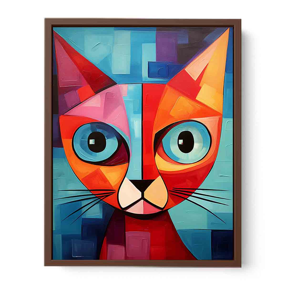 Red Cat Canvas Art Print