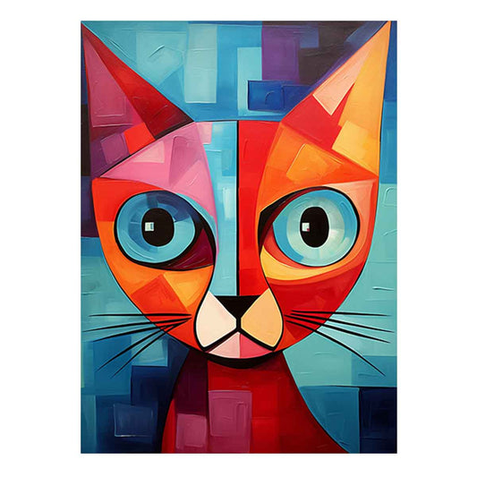 Red Cat Canvas Art Print