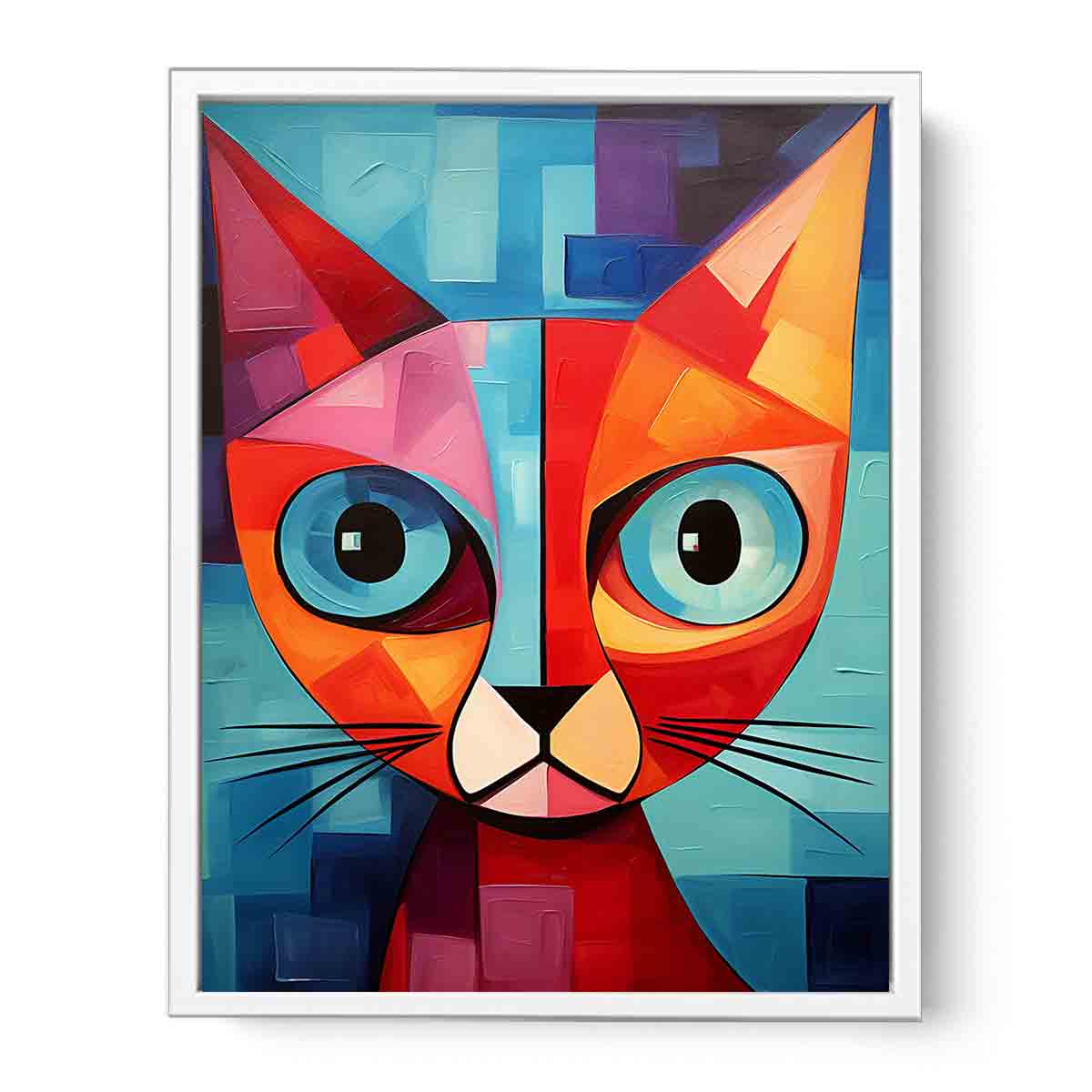 Red Cat Canvas Art Print