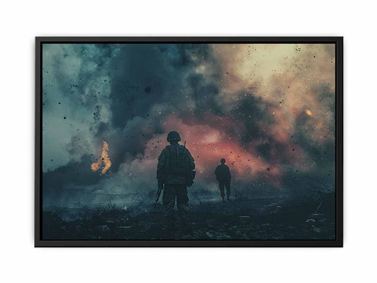 War Time Canvas Art Print