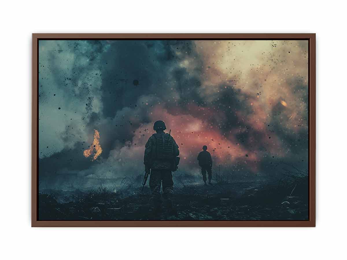 War Time Canvas Art Print