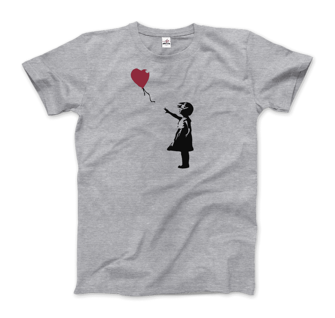 Banksy The Girl with a Red Balloon Artwork T-Shirt