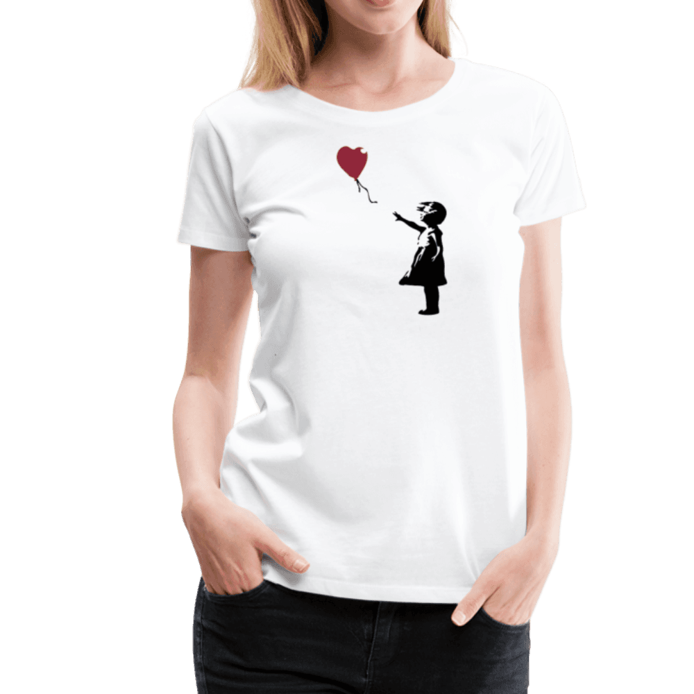 Banksy The Girl with a Red Balloon Artwork T-Shirt