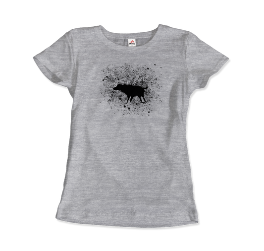 Banksy Wet Dog Splatter 2007 Street Art T-Shirt