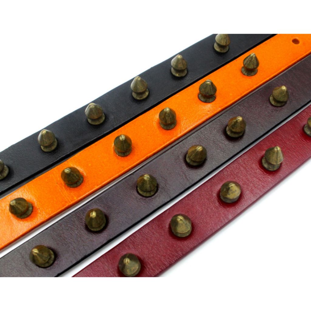Orange Spike Dog Collar - by Doggy Doo Little
