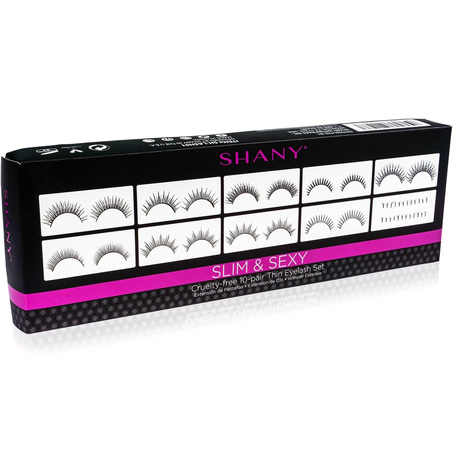 Eyelash extend - set of 10 assorted reusable eyelashes