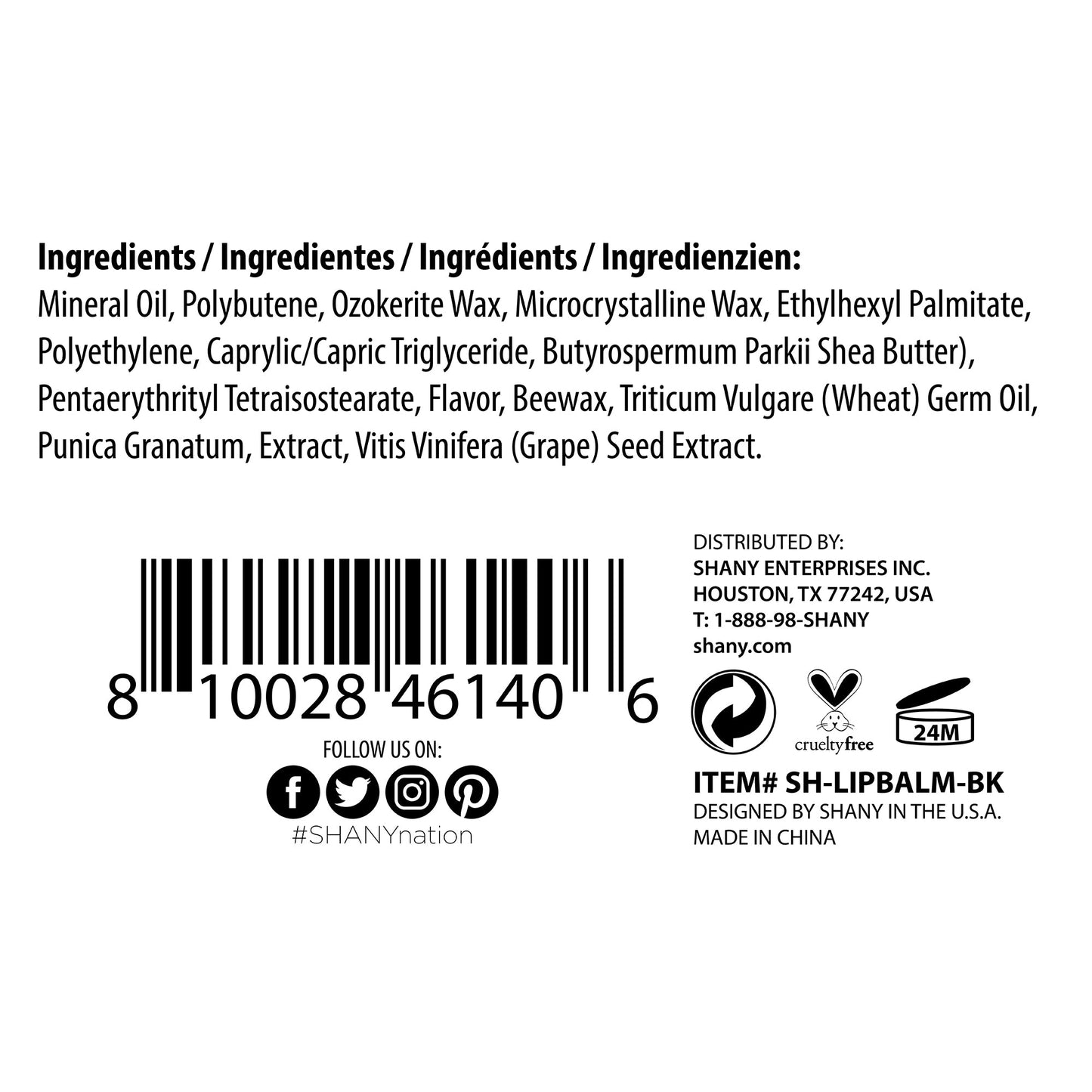 Lip Balm Sphere - Nourishing Shea Butter Lip Care