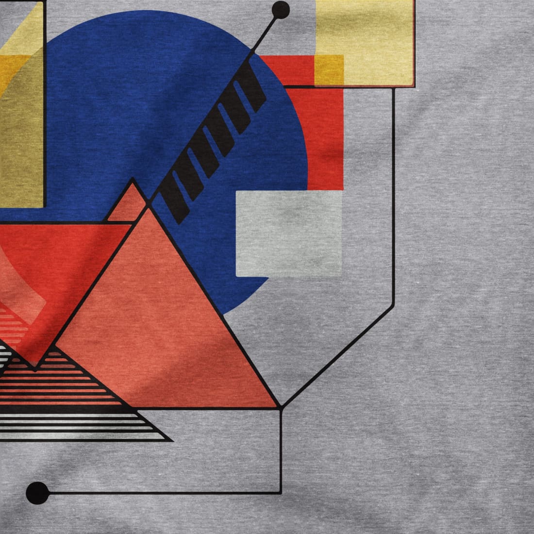 Walter Gropius Bauhaus Geometry Artwork T-Shirt